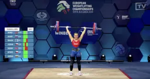 TinnaRingsakerEM2024,credit: livestream, WeightliftingHouseTV
